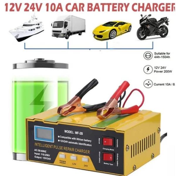 Carregadores de bateria do carro para o caminhão e o Moto, pulso inteligente, reparando o dispositivo de carga, bateria automotivo, mantenedor do gotejamento, 12V, 24V