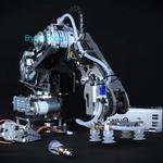 Braço robótico de metal com bomba de ventosa, motor de passo para robô Arduino, kit DIY 4 eixos robô modelo garra, grande carga 4 DOF