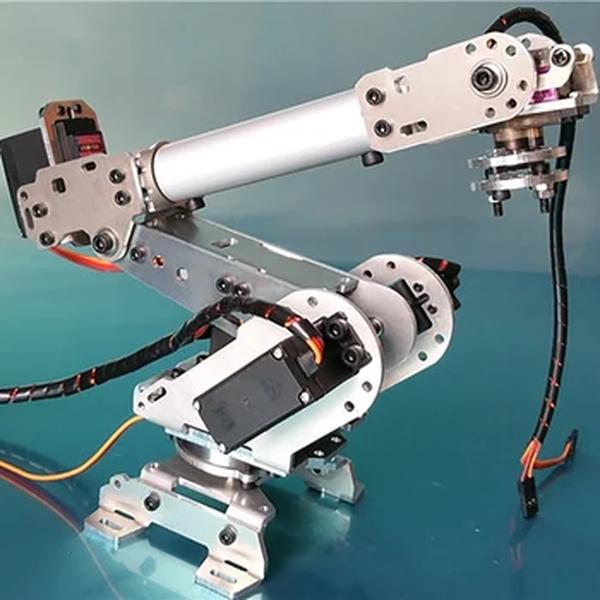 Multi-Dof Braço Robô, Abb Manipulador Industrial, Garra Gripper com MG996R para Arduino, Kit DIY, 6-Axis Projeto Braço Robótico