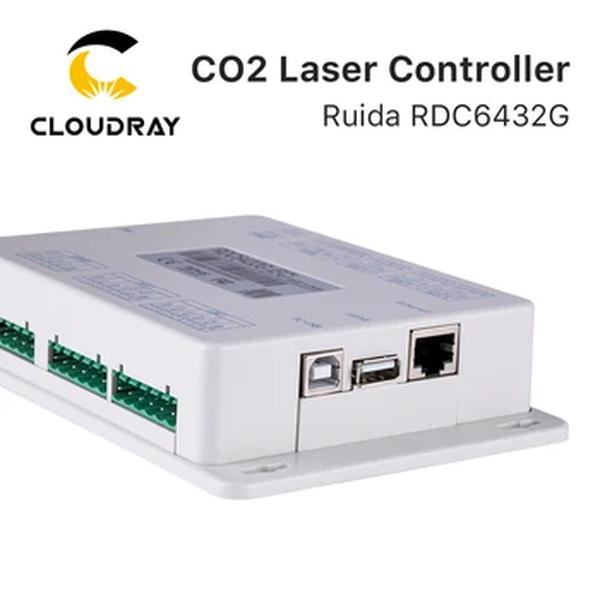 Clouday Ruida RDC6432 Sistema de controlador a laser CO2 para máquina de corte e gravação a laser Substituir AWC708S Ruida 6442S Ruida Leetro