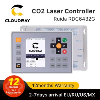 Clouday Ruida RDC6432 Sistema de controlador a laser CO2 para máquina de corte e gravação a laser Substituir AWC708S Ruida 6442S Ruida Leetro