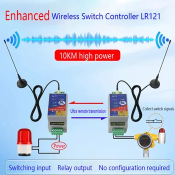 Módulo transmissor e receptor sem fio, Signal Enhancing Controller, Interruptor de controle remoto PLC, LR121