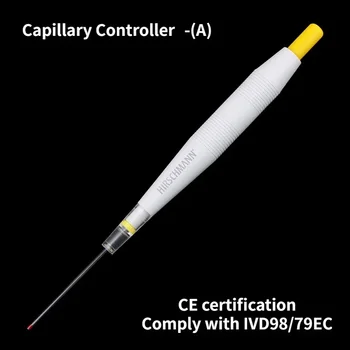 HIRSCHMANN-Pipeta Capilar de Vidro de Laboratório, Suporte Capilar, Ventosa, Pistão, Micro Precisão, Tubo Graduado, Adaptador de Tubo