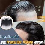 Cabelo fino na testa para homens, linha fina fina, prótese capilar 100% cabelo humano, peruca frontal, 0,06mm