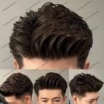 Transparente Hollywood HD Lace Toupee para Homens, Super Durável, Respirável Cabelo Humano, Sistema de Substituição de Perucas, Prótese Capilar