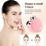 Massageador facial elétrico para a beleza, dispositivo mini microcorrente, anti-envelhecimento e redutor de rugas, 3D Micro atual, casa, 3 engrenagens