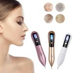 USB Recarregável Ajustável Mole Pen, Remoção Facial De Sardas, Dispositivo De Beleza, Ferramentas De Skincare, Presentes De Férias, 9 Níveis, Display LCD