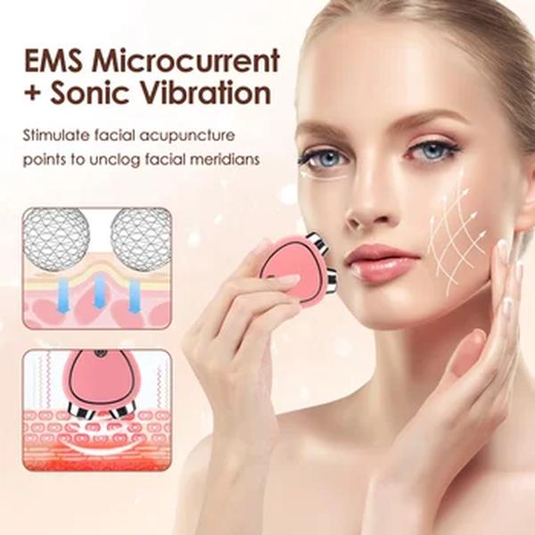 Portátil Face Slimming Massager, Micro Atual Beleza Instrumento, Mini EMS Delicado Contorno, Levantamento e Refirmamento da Pele Facial