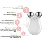 Elétrica recarregável Face Massager, Micro Current, 3D EMS Firming, edema, rugas, beleza da pele, 5 engrenagens, novo