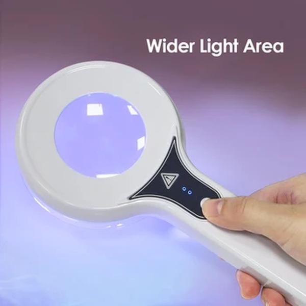 Woods Lâmpada Pele Analyzer Para Pele Uv Ampliação Para Beleza Testes Faciais Lâmpada De Madeira Luz Pele Análise Detecção Cuidados Com A Pele