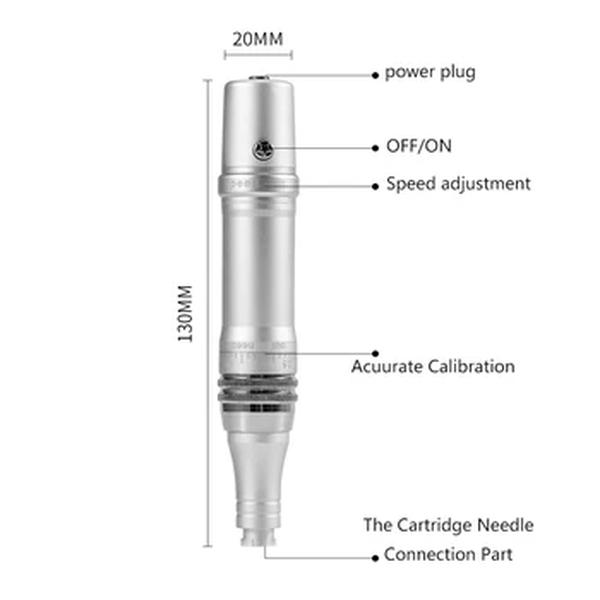 Máquina de maquiagem permanente digital, dispositivo de micropigmentação, PMU com agulha, Microblading Pen Kit para sobrancelha, delineador, lábio, tatuagem