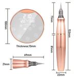 P90 Permanente Maquiagem Sobrancelha Tattoo Machine Kit, Professional Rotary Digital, Microblading, PMU Gun Pen com 2 Agulhas de Cartucho