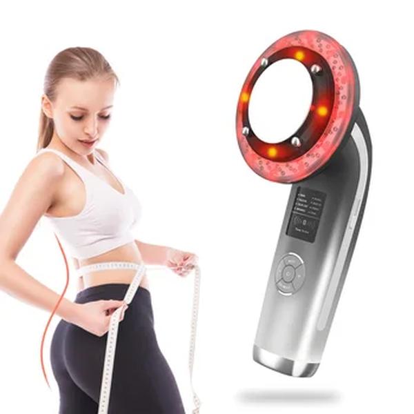 Ultra-som cavitação máquina, corpo emagrecimento, vibratório massageador, anti-celulite, queimador de gordura, Facial RF infravermelho EMS LED luz, 8 em 1