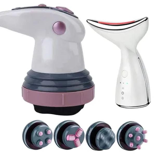 Fat Burning Cavitation Kit, 3 em 1 Massageador Corporal, Slim Infravermelho, ultra-som Apertamento da Pele, Infravermelho, Purificador Facial, Frete Grátis da Espanha