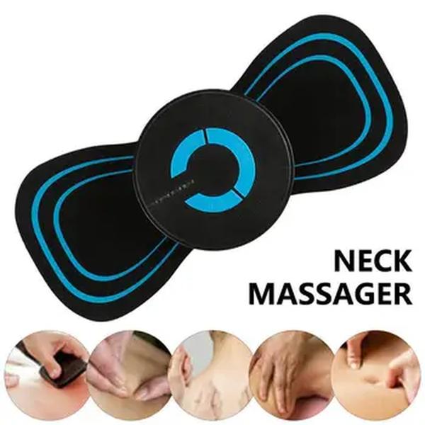 Massageador portátil para as costas, Mini massageador elétrico de pescoço, massageador, vibração, estimulação muscular elétrica, alívio da dor, vértebra, EMS