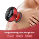 Massageador Elétrico Vacuum Cupping, Massagem Corporal Emagrecedora, 12 Níveis, Raspagem Guasha, Terapia de Calor, Pressão, Acupuntura Negativa