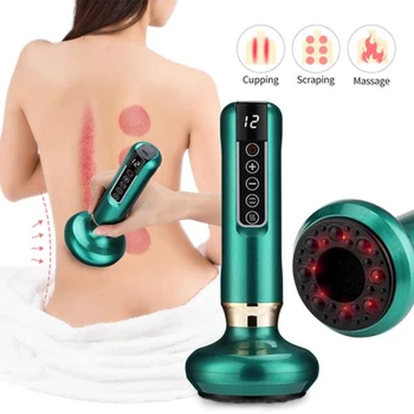 Copos de Massagem Elétrica Vacuum Cupping, Terapia Anti-Celulite, Massageador Corporal, Raspagem Elétrica Guasha, Queima De Gordura, Emagrecimento