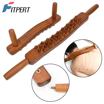 Wood Therapy Drenagem Linfática Massagem Stick, Ferramenta de Liberação Miofascial, Massageador de Celulite Estomacal, Body Sculpting Massage Tools