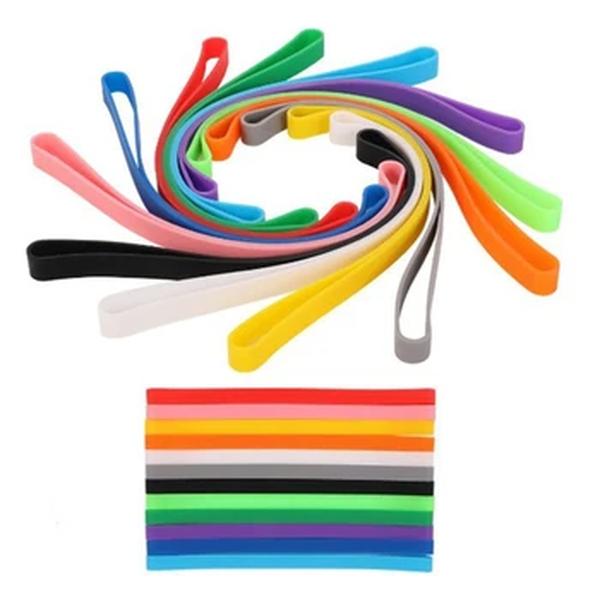 Elastic Silicone Rubber Bands, Embrulho Bandas para Notebook, Office Gear, Presentes ao ar livre, Extra Grande, 1Pc