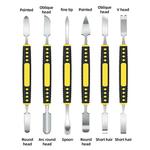 6 pçs conjunto de pé-de-cabra de metal duplo-fim mini multi eletrodomésticos desmontar ferramenta para o telefone tablet pc habitação ferramentas reparo diy fix