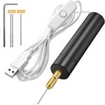 Portátil Mini furadeira elétrica USB, broca portátil, caneta de gravura, kit de ferramentas rotativas, escultura DIY Jewelry Tool