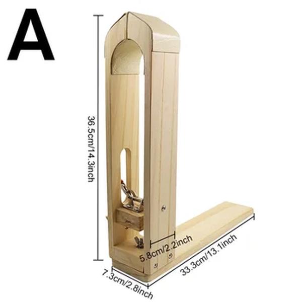 Clipe de retenção de madeira para couro, ferramentas de costura, grampos para costura DIY, laço, ferramenta de mão Leathercraft