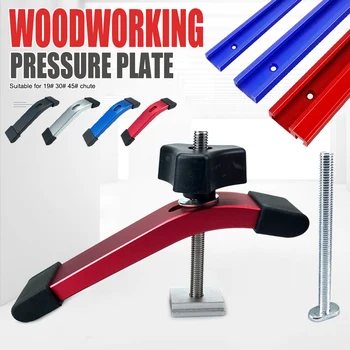 Carpintaria T Track Slider, Parafuso M8 T, M8 Nut Saw Table, Atuando Mantenha pressionada a braçadeira, T-Slot T-Track, Ferramentas DIY para trabalhar madeira