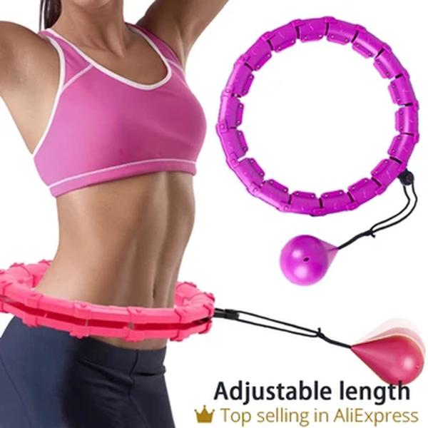 32/24/28 Seção Ajustável Esporte Aros Cintura Abdominal Exercício Destacável Hoola Massagem Fitness Hoop Treinamento Perda De Peso