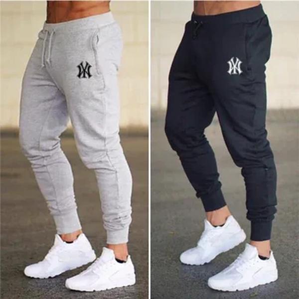 Fatos de treino para jogging esportivos masculinos, moletom fitness, calças finas de verão, roupas casuais, Harajuku Streetwear, novo