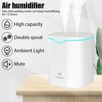 Umidificador de ar USB com porta dupla spray, aromaterapia com óleo essencial, Cool Mist Maker, Fogger Purify para casa e escritório, 2000ml