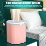 Umidificador de ar USB com porta dupla spray, aromaterapia com óleo essencial, Cool Mist Maker, Fogger Purify para casa e escritório, 2000ml