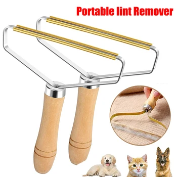 Portátil Pet Hair Lint Remover, Barbeador Manual, Raspador, Ferramenta de Limpeza, Escova, Lã, Casaco, Roupas, Remoção de Pelotas