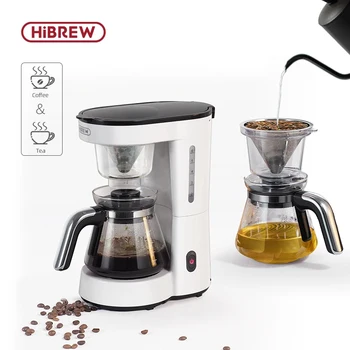 HiBREW-America Drip Coffee Machine, Despeje Sobre Cafeteira, Bule De Vidro, Máquina De Chá Quente, 750ml, H12, 3 em 1