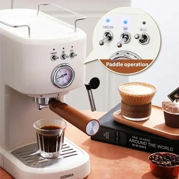 Máquina De Extração Semiautomática De Expresso, máquina De Café Italiana, cápsula De Punho Pequeno Doméstico, cafeteira