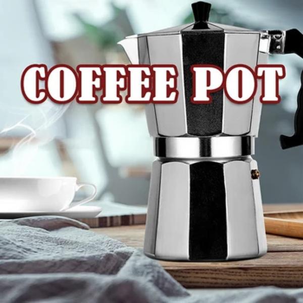 Moka Pot Máquina De Café Italiano, Espresso Alumínio Geyser, Cafeteira, Chaleira Latte Fogão, Clássico Barista Acessórios