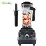 Biolomix 3hp 2200w misturador com temporizador de grau comercial misturador frutas processador alimentos smoothies gelo 2l jar