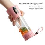 Liquidificadores elétricos portáteis de suco de frutas, verão pessoal, mini garrafa, casa, usb, 6 lâminas espremedor, copo máquina para cozinha