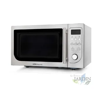 Orcroozo-Forno microondas, grelhador 900 W 1000 w Capacidade 25 l 8 níveis de potência. Aço inoxidável aço inoxidável