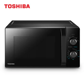 Toshiba-microondas mw2-mm20p (bk), 20 l, 800 w, 5 níveis de potência, com função prática de descongelamento, iluminação led