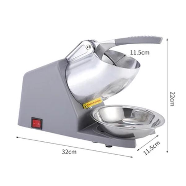 Britador De Gelo Elétrico De Prata, Smoothie Shaver, Slush Bloco De Gelo Quebrando O Moedor, Máquina De Prata, HD109S, 65 KG/H, 220-240V