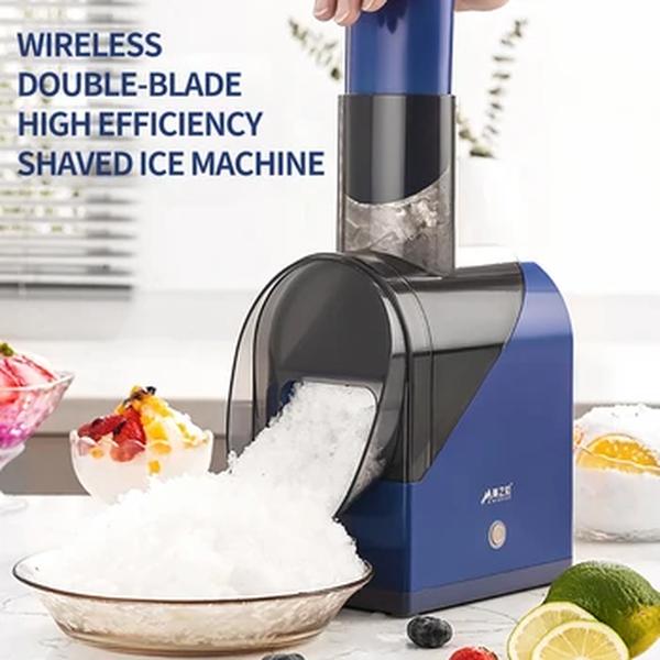 Cozinha Elétrica Sem Fio Snow Ice Cream Machine Recarregável Snowflake Ice Shaver DIY Smoothie Machine Drink Smoothie Maker