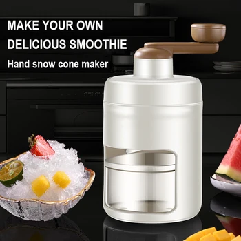 Triturador De Gelo Manual Smoothies Granizo Ice Breaker Esmagamento De Gelo Rápido Portátil Máquina De Gelo Raspado Para Gadgets De Cozinha Liquidificadores De Gelo