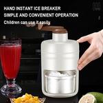 Triturador De Gelo Manual Smoothies Granizo Ice Breaker Esmagamento De Gelo Rápido Portátil Máquina De Gelo Raspado Para Gadgets De Cozinha Liquidificadores De Gelo