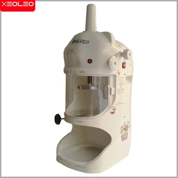 XEOLEO Máquina De Barbeador Comercial, Máquina De Cone De Neve Panda, Triturador De Gelo Raspado, 300W, 90kgr/H