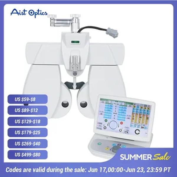 Refrator de optometria digital óptica, Teste computadorizado do olho, Auto Vision Tester, Phoropter automático, CE Aprovado Auto Refratômetro