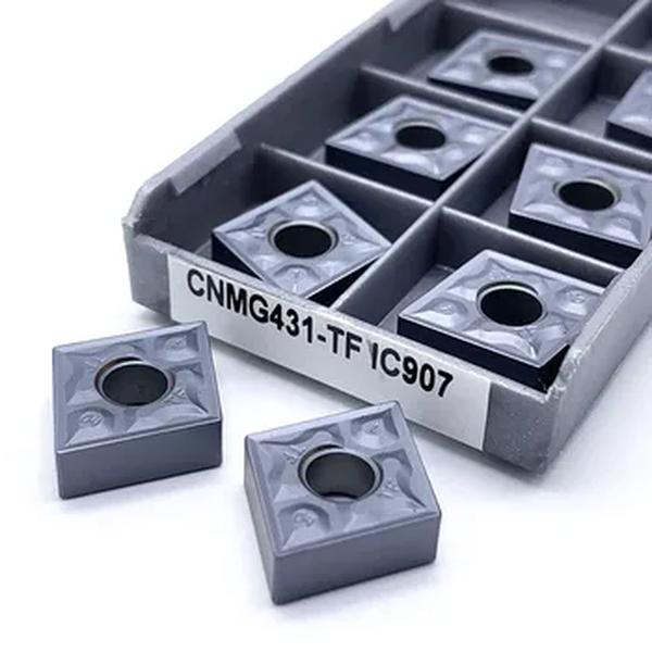 CNMG120404 IC908 CNMG120408 TF IC907 Torno de Torneamento Externo Ferramentas de Alta Qualidade CNMG 120404 120408 Ferramenta de Corte CNC Turning Inser