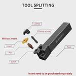 Intlshaft MCLNR2525 MCLNR1616 MCLNR2020 Triangul Suporte de Ferramenta de Giro Externo CNMG PASTILHAS De Metal Duro Ferramentas De Corte Torno