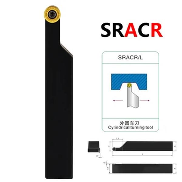 LIHAOPING-Cortador De Torno De Metal, Ferramentas De Torneamento Externas, Corte De Máquinas, Inserção De Carboneto, RCMT RCGT, SRDCN, SRGCR, 1616, 2020, 2525