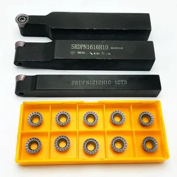 Boring Bar CNC Outer Tool Holder, SRDPN1010H10 SRDPN1212H10 SRDPN1616H10, Suporte da Ferramenta de Torneamento, RPMW1003MO, RPMT10T3MO, Inserção R5