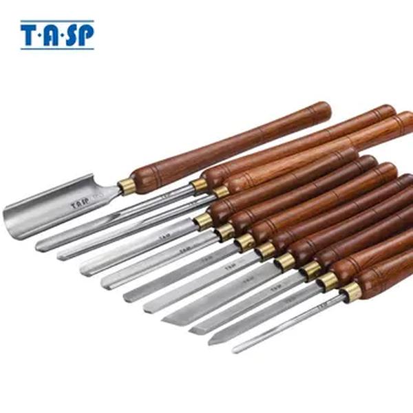 TASP HSS Wood Turning Tools, Torno Spindle, Roughing Bowl Gouge, Woodworking Gouge, Woodtorning formões com alça de noz